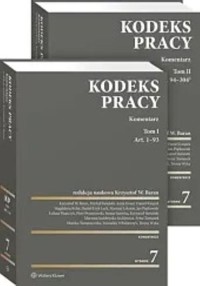 Kodeks pracy Komentarz Tom 1-2 -  - książka