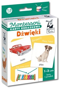 Montessori Karty obrazkowe Dźwięki (1-3 lata) Kapitan Nauka - Dołhun Katarzyna - książka