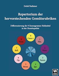 Repertorium der hervorstechenden Gemütsrubriken - Detlef Rathmer - ebook