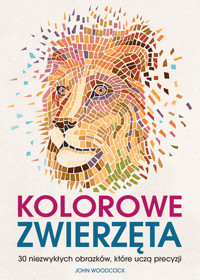 Kolorowe zwierzęta. 30 niezwykłych obrazków, które uczą precyzji - John Woodcock - książka