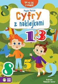 Cyfry z naklejkami - Malicka Magda - książka