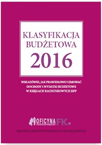 Klasyfikacja budżetowa 2016 - Elżbieta Gaździk - książka