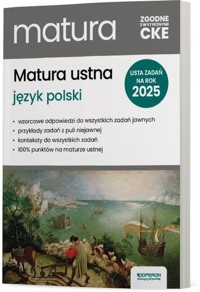 Matura ustna Matura 2025 Język polski - Zielińska Beata, Banowski Tadeusz - książka