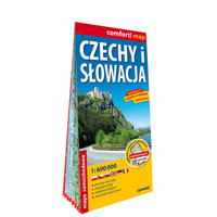 Czechy i Słowacja laminowana mapa samochodowa 1:600 000 -  - książka