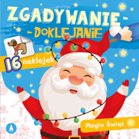 Zgadywanie-doklejanie. Magia świąt -  - książka