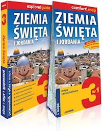 Ziemia Święta i Jordania 3w1: przewodnik + atlas + mapa - Derlicki Dominik - książka