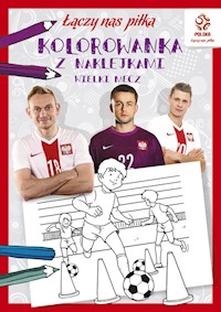 PZPN Piłka nożna Wielki mecz Kolorowanka z naklejkami -  - książka