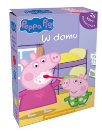 Świnka Peppa. W domu. Karty edukacyjne w pudełku - Monika Kiersnowska - książka