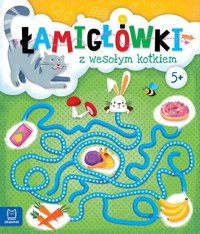 Łamigłówki z wesołym kotkiem 5+ -  - książka