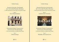 Niemiecko-Polskie Towarzystwo Uniwersytetu Wrocławskiego Tom 1-2 - Heisig Norbert - książka