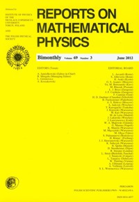 Reports on Mathematical Physics 69/3/2012 -  - książka