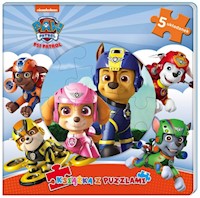 Psi Patrol Książka z puzzlami -  - książka