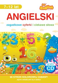Angielski Zagadkowe cyferki i ciekawe słowa 7-12 lat Książka + CD -  - książka