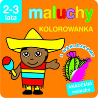 Maluchy. Kolorowanka z naklejkami. Akademia malucha 2-3 lata - Irma Pikiene - książka