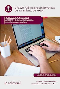 Aplicaciones informáticas de tratamiento de textos. ADGD0108 - Gabriel Carmona Romera - ebook