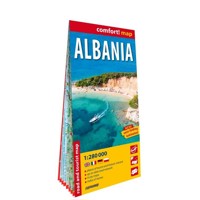 Albania. Laminated map in scale 1:280 000 - zbiorowa praca - książka