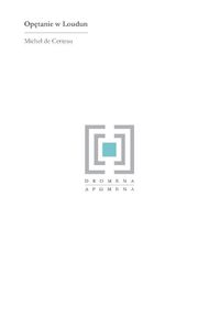 Opętanie w Loudun - Certeau Michel - książka