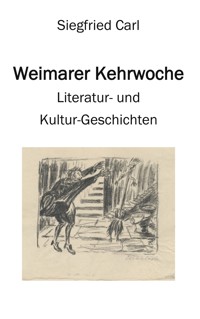 Weimarer Kehrwoche - Siegfried Carl - ebook