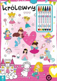 Kolorowanka Królewny z kredkami -  - książka