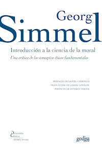Introducción a la ciencia de la moral - Georg Simmel - ebook