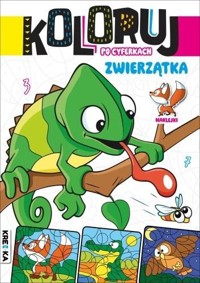 Koloruj po cyferkach zwierzątka - zbiorowa praca - książka