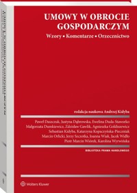 Umowy w obrocie gospodarczym -  - książka