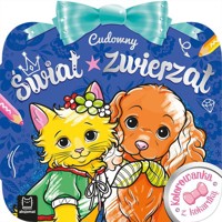 Kolorowanka z kokardką Cudowny świat zwierząt - Podgórska Anna - książka