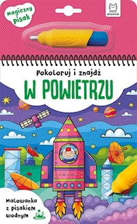 Pokoloruj i znajdź w powietrzu -  - książka