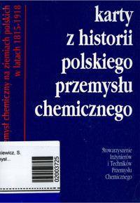 Przemysł chemiczny na ziemiach polskich w latach 1815-1918 - Stanisław Bonawentura Książkiewicz - ebook
