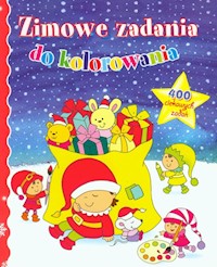 Zimowe zadania do kolorowania - Wiśniewska Anna - książka