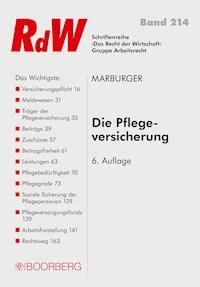 Die Pflegeversicherung - Horst Marburger - ebook