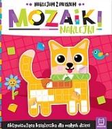 Mozaiki naklejki. Naklejam z pieskiem - zbiorowa praca - książka