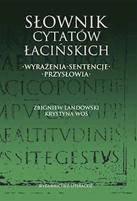 Słownik cytatów łacińskich - Landowski Zbigniew, Woś Krystyna - książka