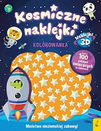 Kosmiczne naklejki Kolorowanka -  - książka
