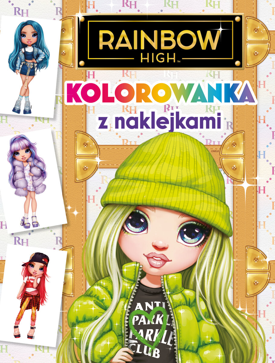 Rainbow High. Kolorowanka z naklejkami - zbiorowa praca - książka