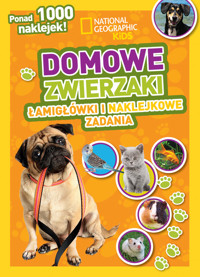 National Geographic Kids. Domowe zwierzaki. Łamigłówki i naklejkowe zadania - zbiorowa praca - książka