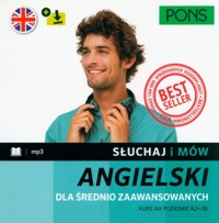 Słuchaj i mów PONS. Dla średnio zaawansowanych -  - książka