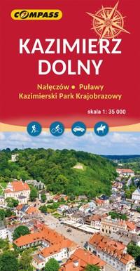 Kazimierz Dolny. Mapa turystyczna w skali 1: 35 000 - zbiorowa praca - książka