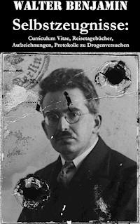 Selbstzeugnisse: Curriculum Vitae, Reisetagebücher, Aufzeichnungen, Protokolle zu Drogenversuchen - Walter  Benjamin - ebook