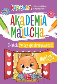 Akademia malucha 3 latek ćwiczy spostrzegawczość -  - książka