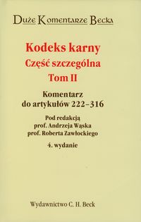 Kodeks karny Część szczególna Tom 2 -  - książka