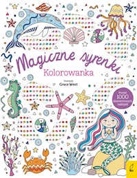 Wypukłe naklejki Magiczne syrenki Kolorowanka -  - książka