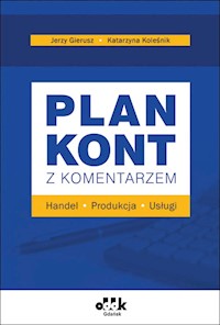 Plan kont z komentarzem handel produkcja usługi - Gierusz Jerzy, Koleśnik Katarzyna - książka