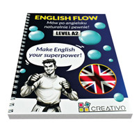 ENGLISH FLOW - Mów po angielsku naturalnie i pewnie! LEVEL A2 - Paweł Dwornik - książka