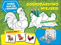 Twórz baw się koloruj Gospodarstwo wiejskie -  - książka