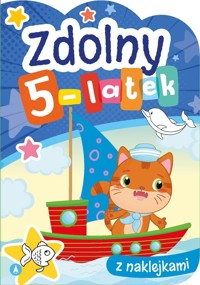 Zdolny 5-latek z naklejkami - Grabias Sabina - książka