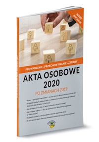 Akta osobowe 2020 - Katarzyna Wrońska-Zblewska, Monika Frączek - książka