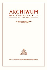 Archiwum Warszawskiej Szkoły Historii Idei -  - książka