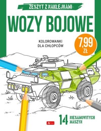 Kolorowanki dla chłopców Wozy bojowe -  - książka