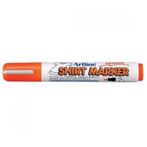 Marker do tkanin T-Shirt 2mm - pomarańczowy (AR-002) -  - książka